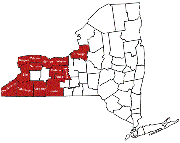CVP County Map